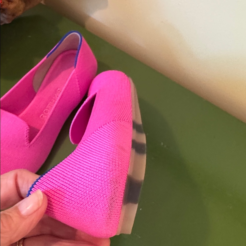 Rothy’s authentic limited edition flamingo pink loafers - Picture 7 of 7
